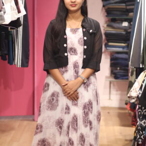 georgette coat and pretty gown