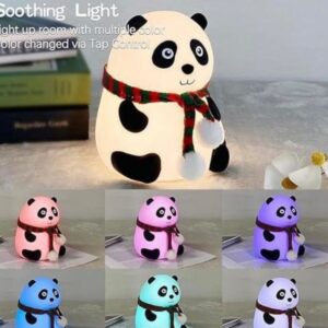 cute panda night lamb