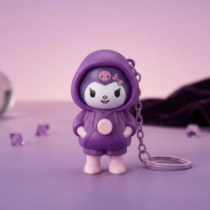 small size face changing cute keychain