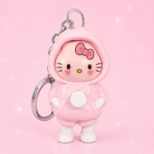 cute little face changing  keychain