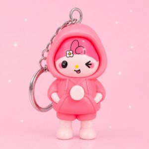 cute face changing keychain