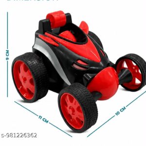 kids rc stunt car red colour