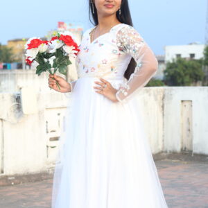 white princess gown